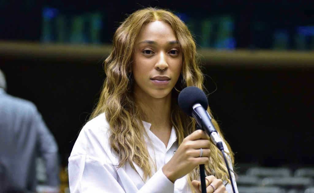 Erika é a primeira transexual a presidir uma sessão da Câmara dos Deputados e a primeira a ocupar um cargo de vice-presidência nas comissões do parlamento