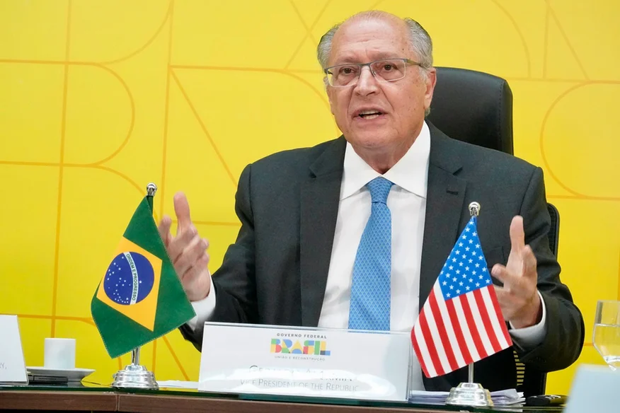 "Os EUA têm, realmente, um déficit de balança comercial, mas com o Brasil têm superávit", afirmou Alckmin - Foto: Cadu Gomes/VPR/Divulgação/CP Memória