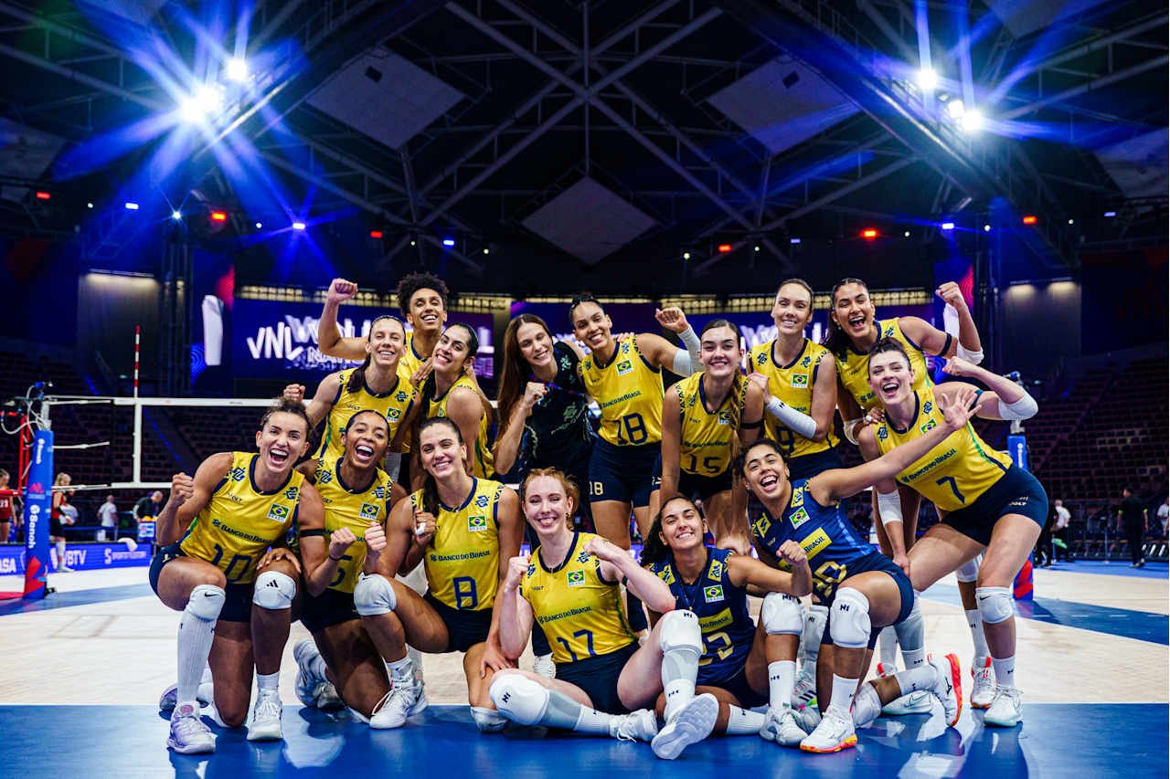 Brasil não toma conhecimento da Alemanha e despacha as europeias do NL - Foto: Reprodução/VNL Images