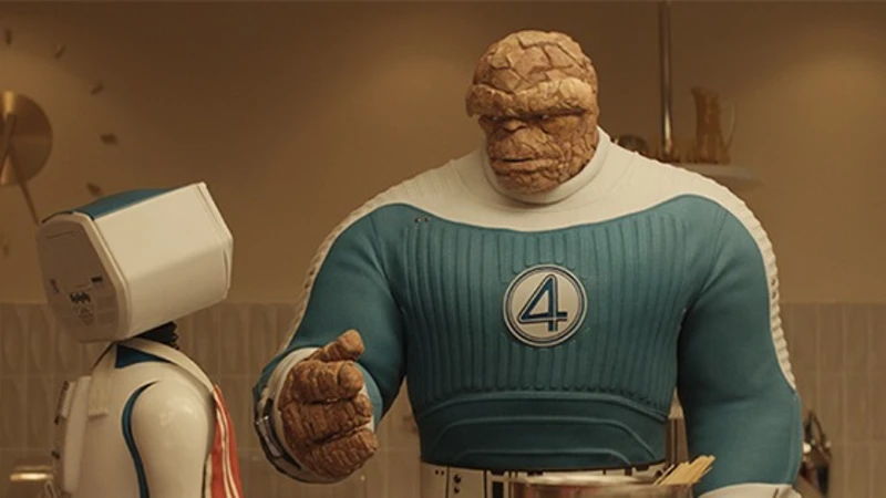 À esquerda, Ben Grimm (e seu jeito doce e macio, apesar de ser de pedra) e à direita, Johnny Storm (menos mulherengo e mais inteligente) - Foto: Reprodução/Marvel