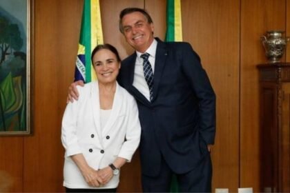 Regina Duarte e Jair Bolsonaro - Foto: Carolina Nunes/PR