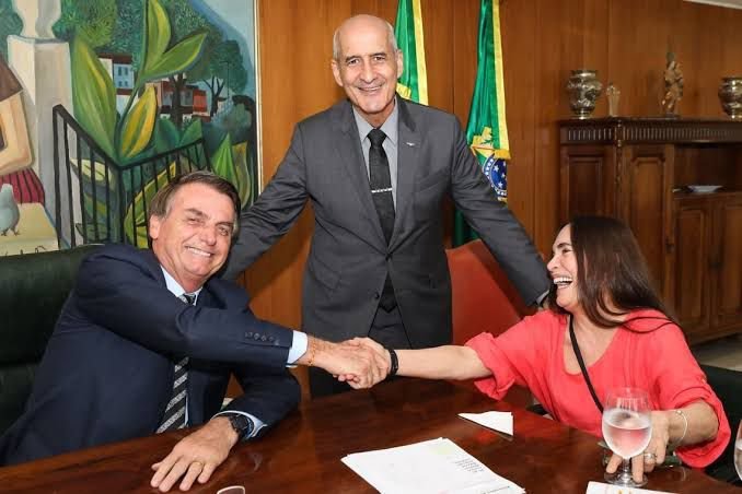 Regina Duarte e Bolsonaro - Foto: Marcos Corrêa/PR