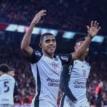 Gui Negão comemorando gol frente ao Athletico Paranaense no jogo de ida das oitavas da Copa do Brasil - Foto: Theo Daolio/Portal Ponto360