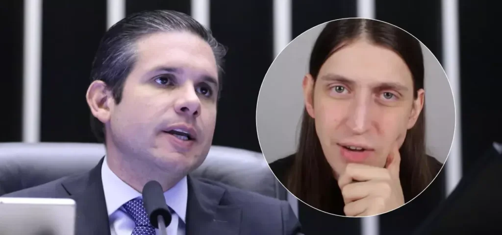 Hugo Motta e Felca - Foto: Reprodução/Kayo Magalhães/Câmara dos Deputados/Redes Sociais