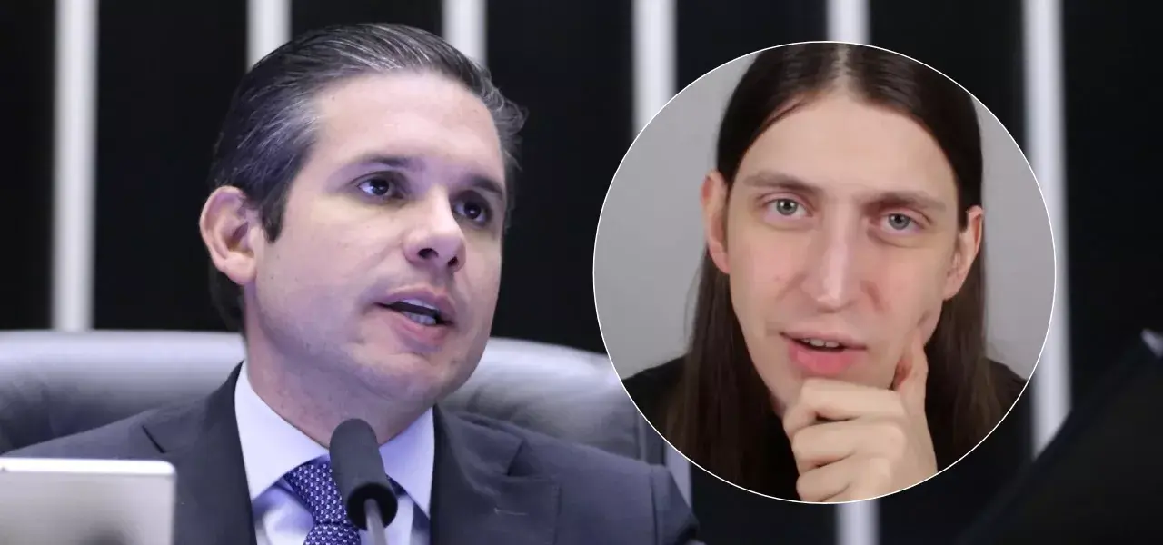 Hugo Motta e Felca - Foto: Reprodução/Kayo Magalhães/Câmara dos Deputados/Redes Sociais