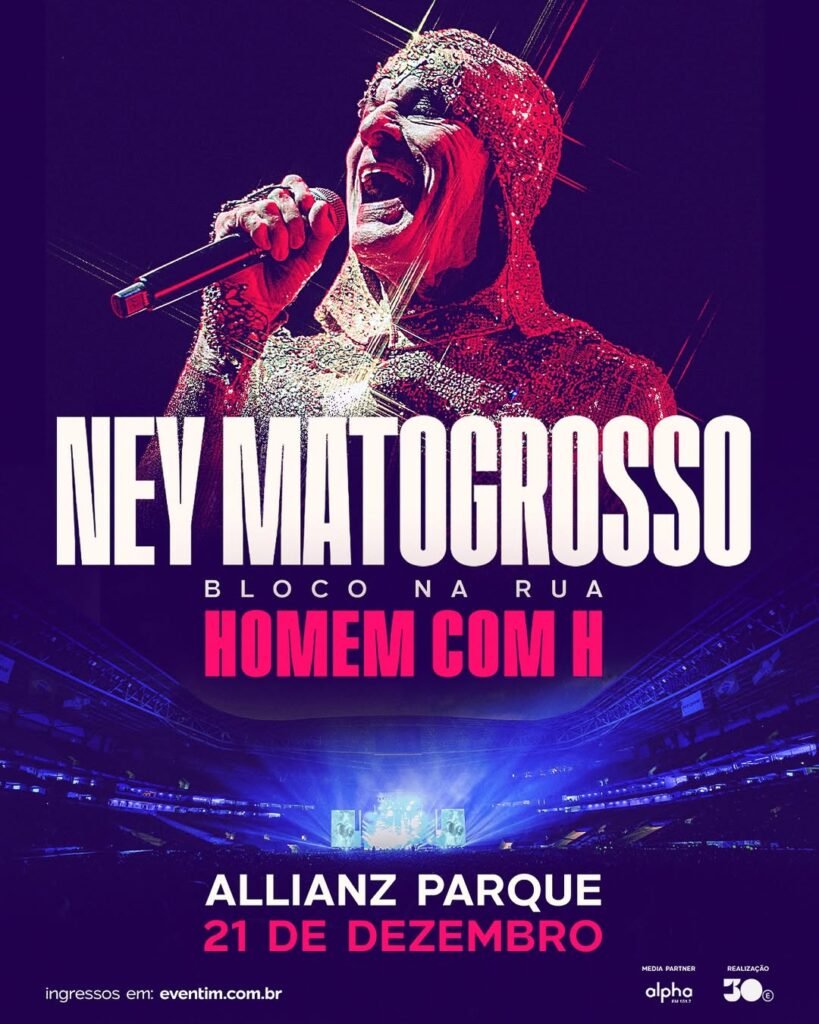 Cartaz do novo show da turnê 'Bloco na Rua' (Instagram/Divulgação)