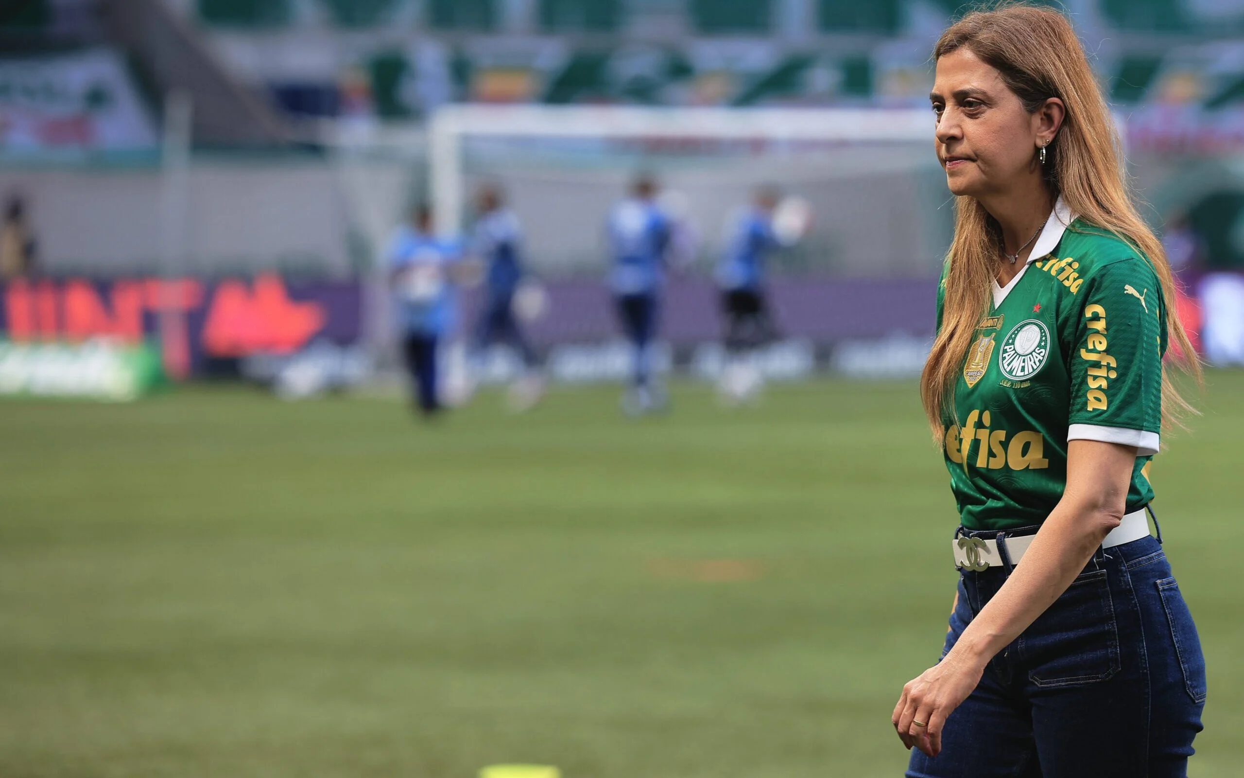 Leila Pereira defende SAFs no futebol brasileiro e cobra rápida aplicação do Fair Play Financeiro no cenário futebolístico nacional - Foto: Reprodução/Palmeiras