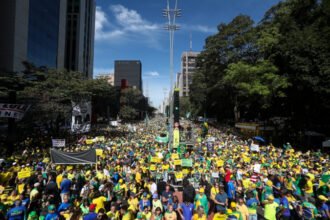 Manifestação pró-Bolsonaro reúne milhares na Avenida Paulista - Foto: Reprodução/Felipe Rau/Estadão