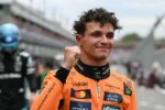 Lando Norris comemora desempenho no treino livre do GP da Hungria - Foto: Reprodução/McLaren