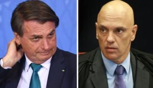 Alexandre de Moraes e Jair Bolsonaro - Foto: Reprodução/Fellipe Sampaio/Ton Molina/STF