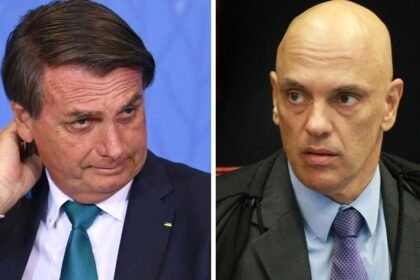 Alexandre de Moraes e Jair Bolsonaro - Foto: Reprodução/Fellipe Sampaio/Ton Molina/STF