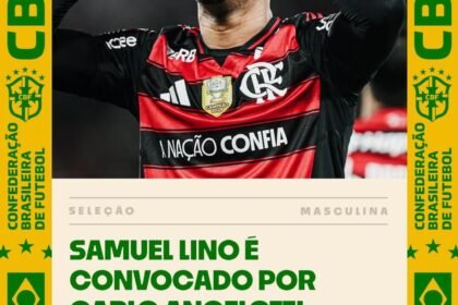CBF anuncia convocação de Samuel Lino. Foto: Divulgação/Instagram: @brasil