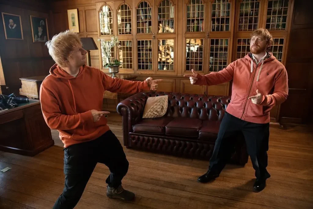 Ed Sheeran e Rupert Grint - Foto: Reprodução/Instagram