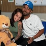 Kamylinha e Hytalo, após adolescente ter sofrido aborto espontâneo — Foto: Reprodução/Instagram