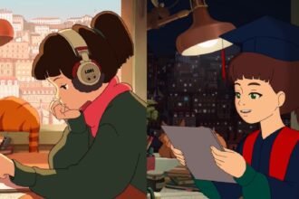 Mesmo após a formatura simbólica, a Lofi Girl segue a rotina de estudo com os fãs - Foto: Reprodução/YouTube/