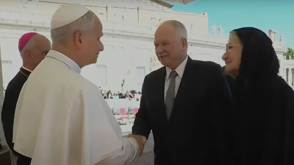 Fachin tem encontro com papa no Vaticano dias antes de tomar posse no STF - Foto: Reprodução/Youtube (Vatican Media Live