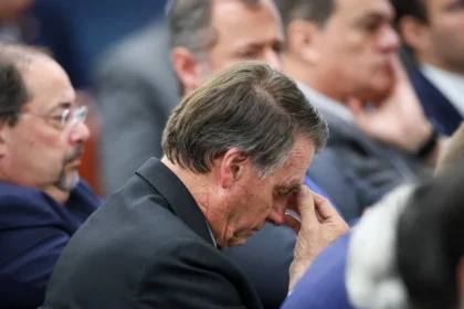 O ex-presidente Jair Bolsonaro em interrogatório no STF - Foto: Antonio Augusto/STF