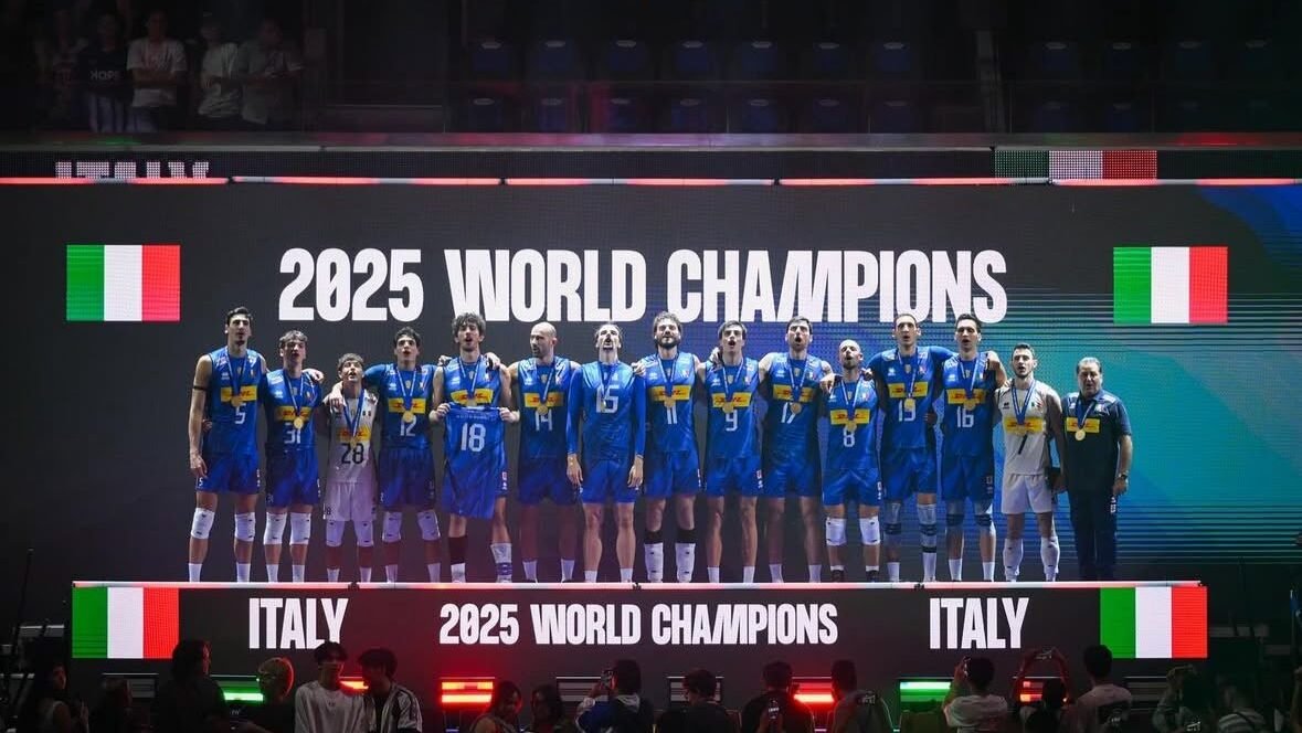 Itália conquista pentacampeonato no mundial de vôlei. Foto: Divulgação/Instagram: Volleyballworld