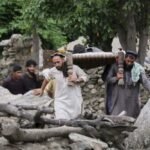 Região montanhosa já devastada enfrenta dificuldades nos resgates; ajuda internacional começa a chegar com apoio da ONU, Índia e Reino Unido. Foto: Wahidullah Kakar (AP)/Divulgação
