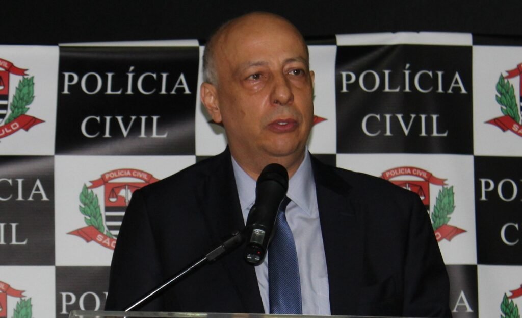 Ruy Ferraz Fontes em evento em maio de 2019, quando era delegado-geral da Polícia Civil de São Paulo - Foto: Polícia Civil de São Paulo/Divulgação