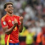 Lamine Yamal, jogador do Barcelona e da seleção Espanhola - Foto: AFP
