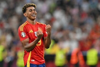 Lamine Yamal, jogador do Barcelona e da seleção Espanhola - Foto: AFP