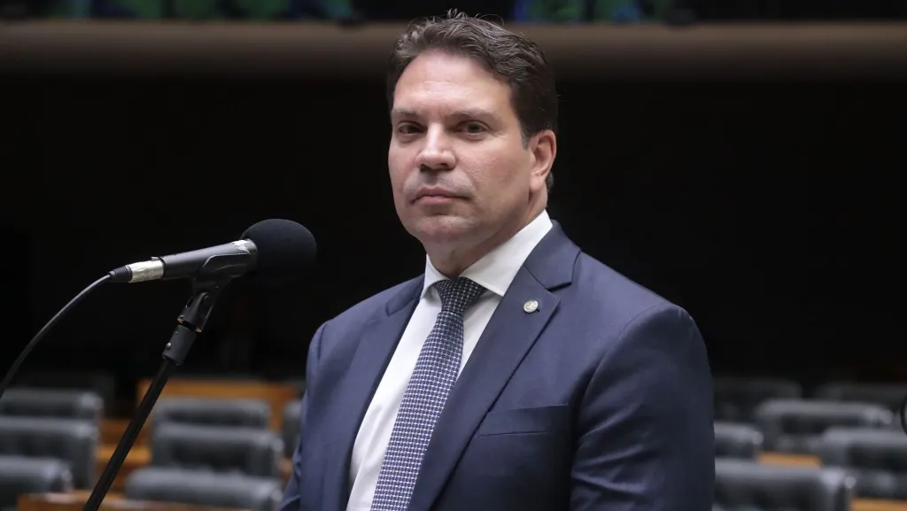 O deputado federal, e ex-diretor da Abin, Alexandre Ramagem (PL-RJ) - Foto: Marcos Oliveira 26.jun.2019/Agência Senado
