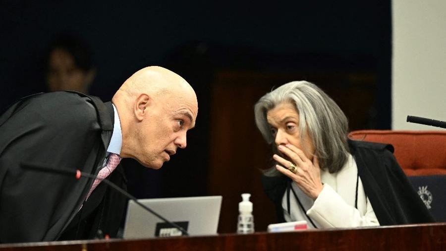 Ministros Alexandre de Moraes e Carmen Lucia - Foto: Brenno Carvalho/Agência O Globo