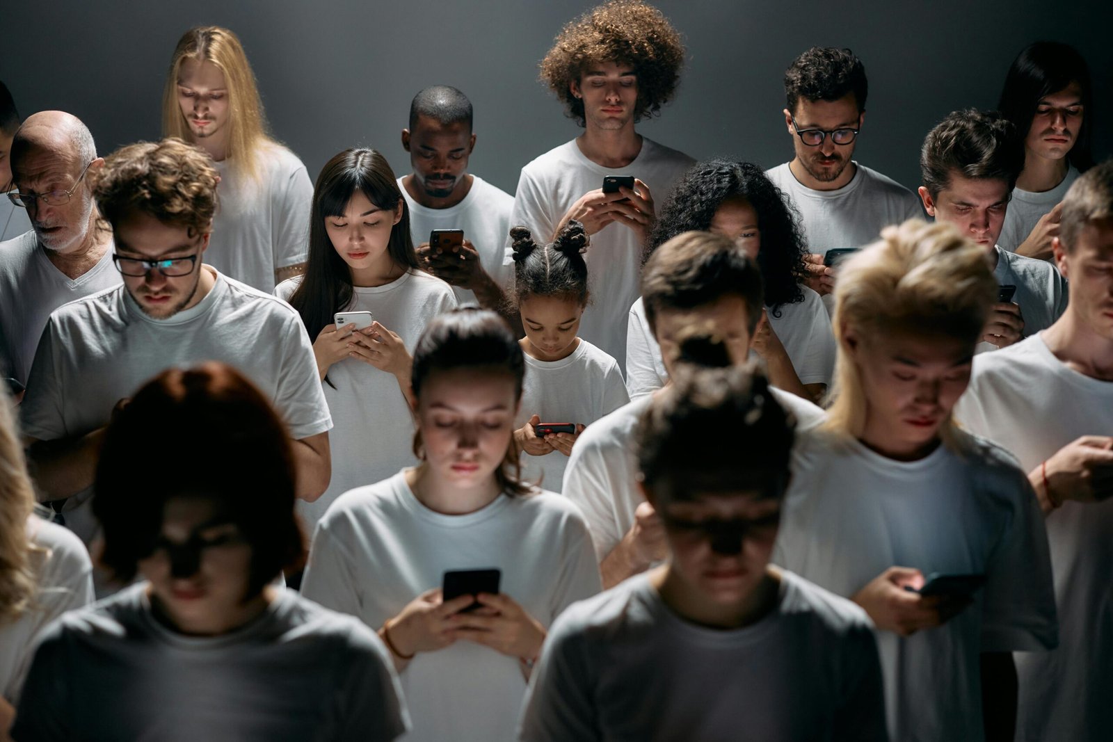 Pessoas olhando para seus celulares - Foto: Cottonbro Studio/Pexels