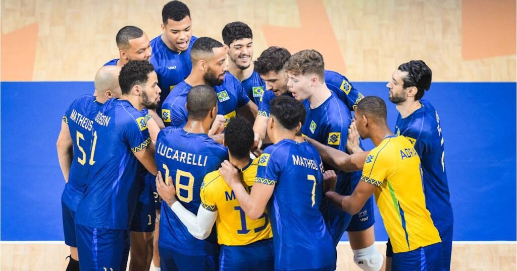 Brasil domina República Tcheca no Mundial Masculino de Vôlei
Foto: VolleyBall Word