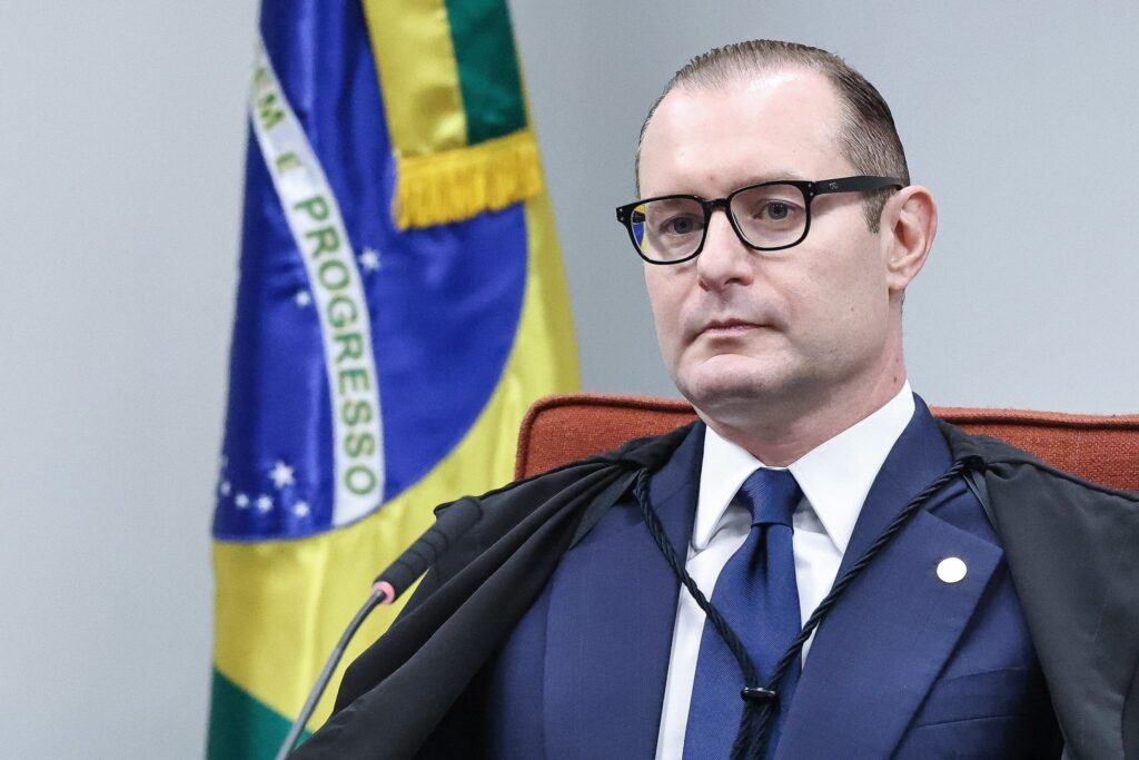 O ministro Cristiano Zanin, do STF, durante o julgamento da Ação Penal 2.668 nesta quinta-feira (11) - Foto: Antonio Augusto/STF