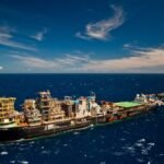 navio de produção FPSO P-34 no campo de Jubarte, na Bacia do Espírito Santo