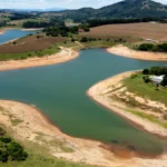 Represa do Rio Jaguari, que compõem o Sistema Cantareira, o principal responsável pelo abastecimento de água da capital paulista e da região metropolitana - Foto: Luis Moura/WPP/Estadão Conteúdo