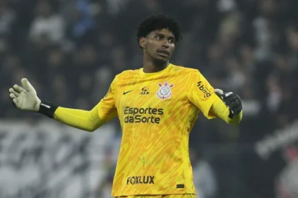 Hugo Souza, goleiro do Corinthians Foto: Ricardo Moreira/Getty Images