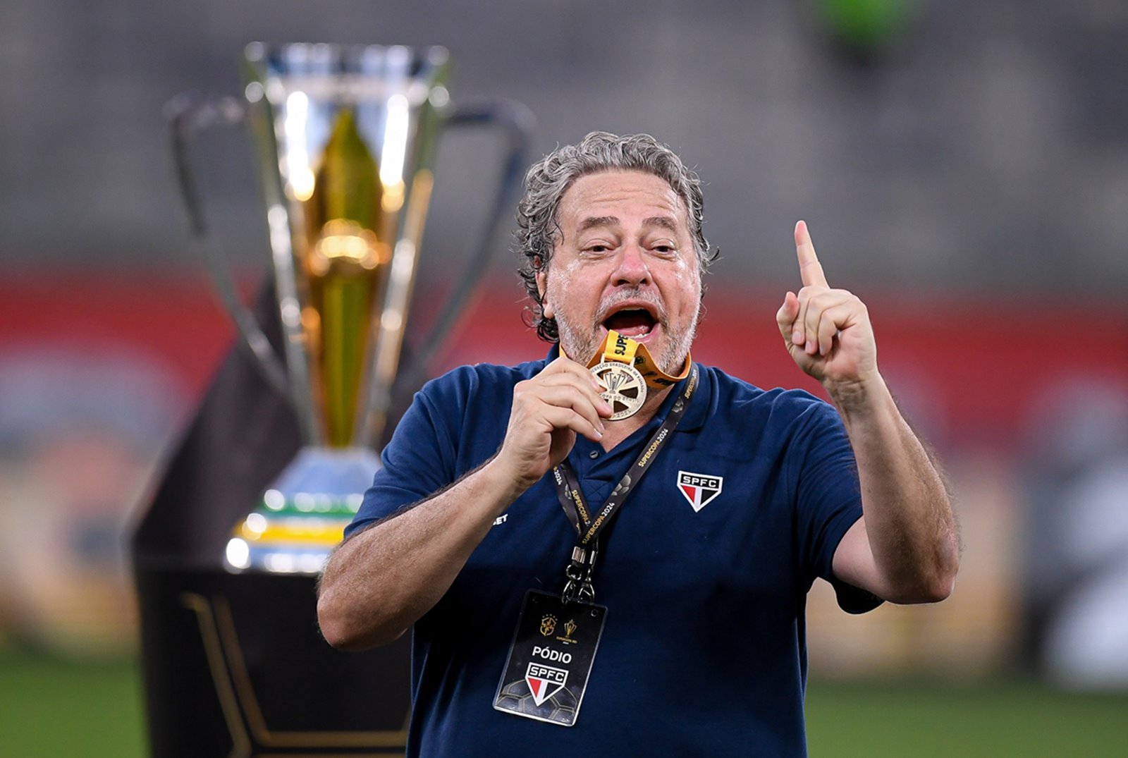 Julio Casares tem gestão marcada por títulos importantes, mas também pelo aumento do déficit financeiro do São Paulo FC - Foto: Divulgação/Rubens Chiri