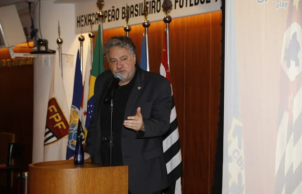 Julio Casares é reeleito presidente do São Paulo - Foto: Rubens Chiri/Saopaulofc.net