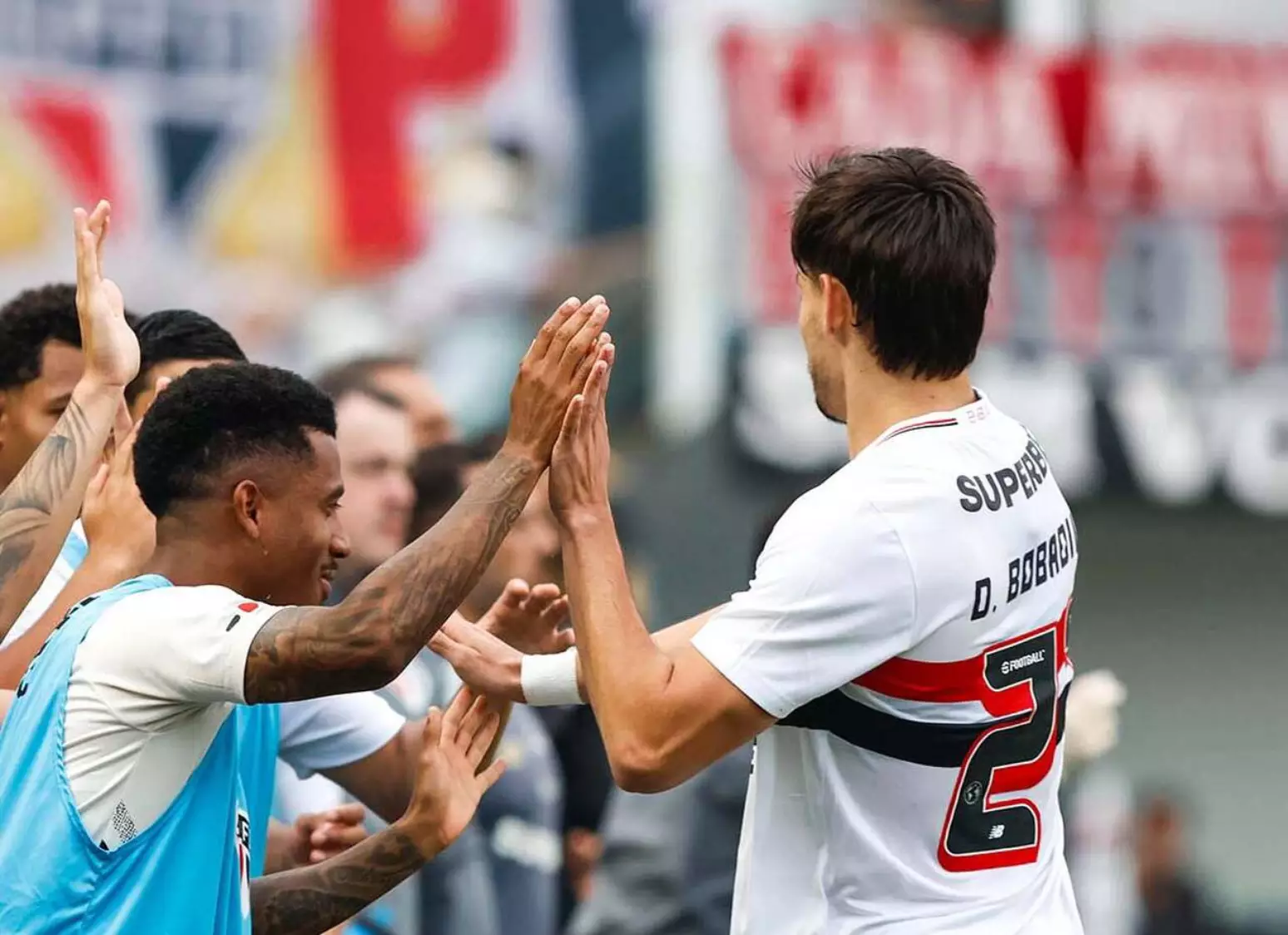 Bobadilla marcou o primeiro gol da vitória do São Paulo – Divulgação/São Paulo - Foto: Jogada10