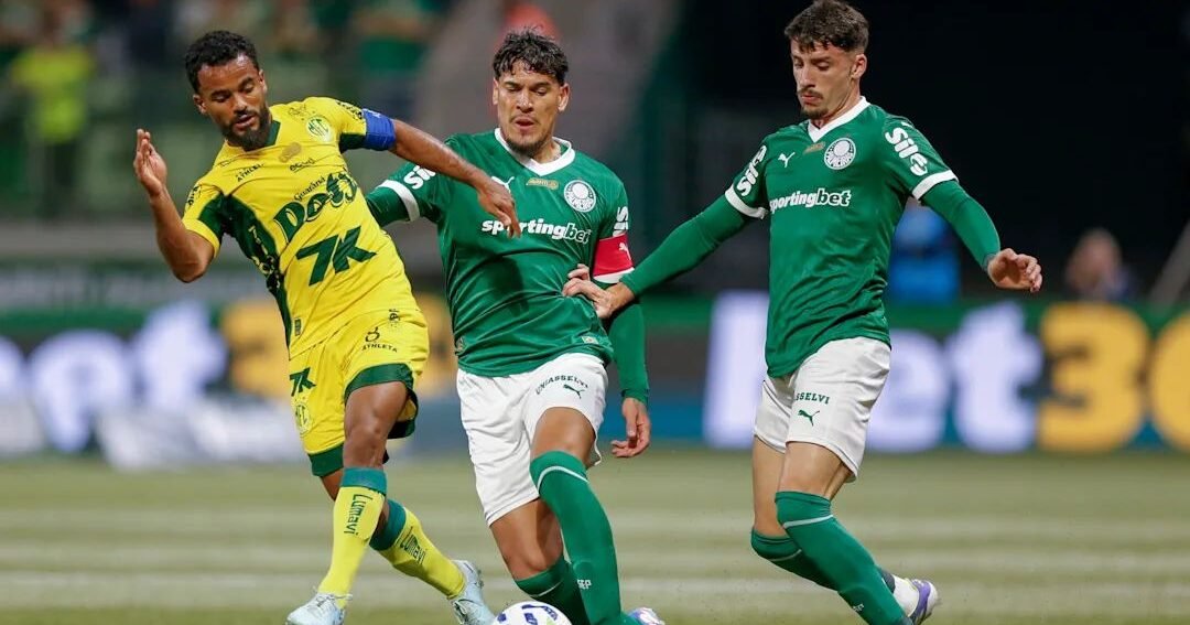 Mirassol x Palmeiras se enfrentam pela 33ª rodada do Brasileirão. Foto: Miguel Schincariol/ GettyImages