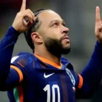 Memphis Depay em partida pela Holanda – Holanda/Reprodução