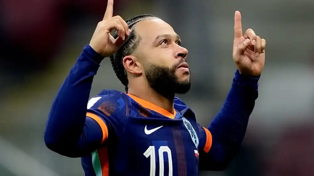 Memphis Depay em partida pela Holanda – Holanda/Reprodução