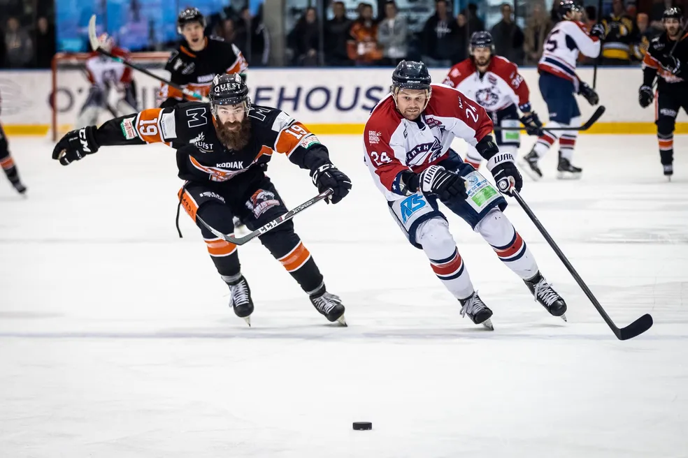 Partida da liga australiana de hóquei no gelo - Foto: Facebook