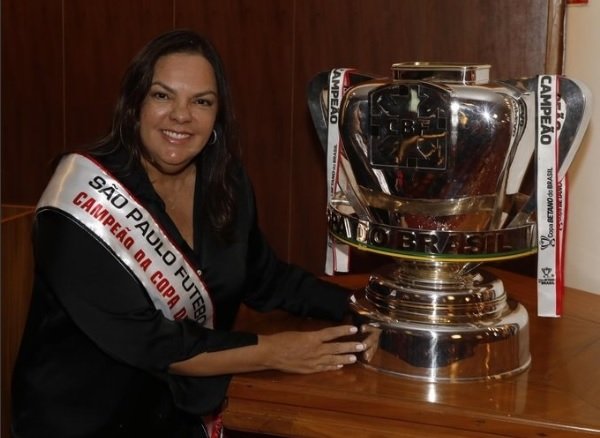 Mara Casares, diretora feminina, cultural e de eventos do São Paulo Futebol Clube - Foto: Reprodução/São Paulo FC
