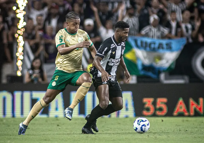 Partida entre Ceará e Palmeiras, pela Copa do Brasil de 2025 (Foto: Felipe Santos/Ceará SC)