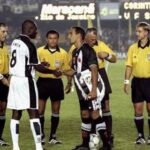 Rincon e Edmundo antes da final do mundial de 2000.