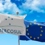 Foto: Bandeira do Mercosul e da União Europeia/divulgação