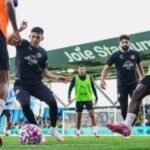 Foto: Elenco do Manchester City durante treino / Divulgação - Jogada 10