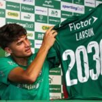 Larson, novo reforço do Palmeiras - Foto: Fabio Menotti/Palmeiras