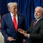 Donald Trump e Lula em encontro anterior - Foto: Ricardo Stuckert/PR