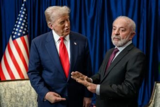 Donald Trump e Lula em encontro anterior - Foto: Ricardo Stuckert/PR