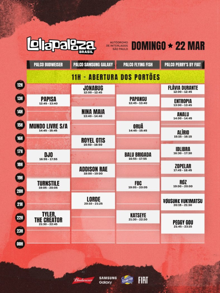 Divulgação: Rede Social / Lollapalooza Brasil